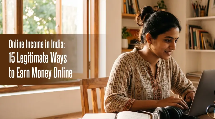 Online Income in India-15 Legitimate Ways to Earn Money Online